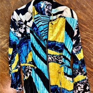 Multicolor Women's Hooded Jacket Size M